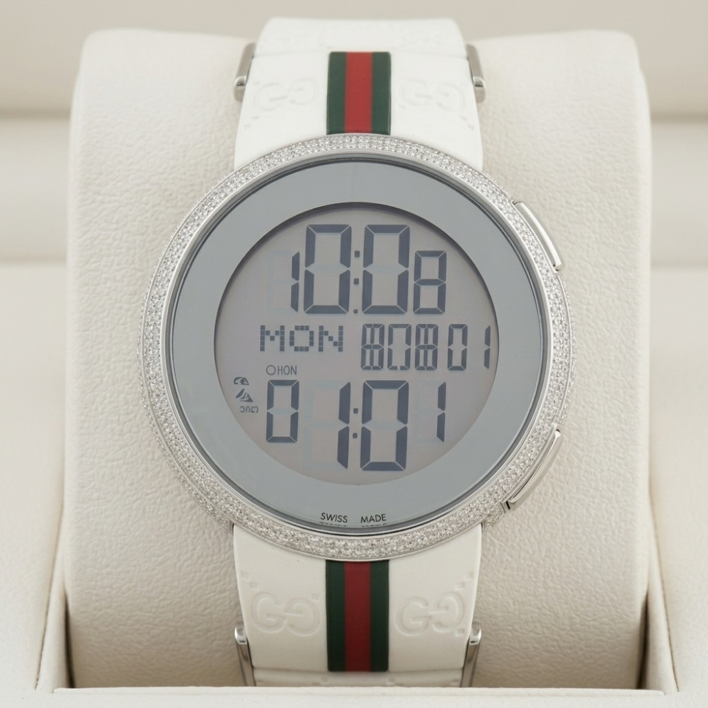 Gucci Diamond Bezel Digital Watch
